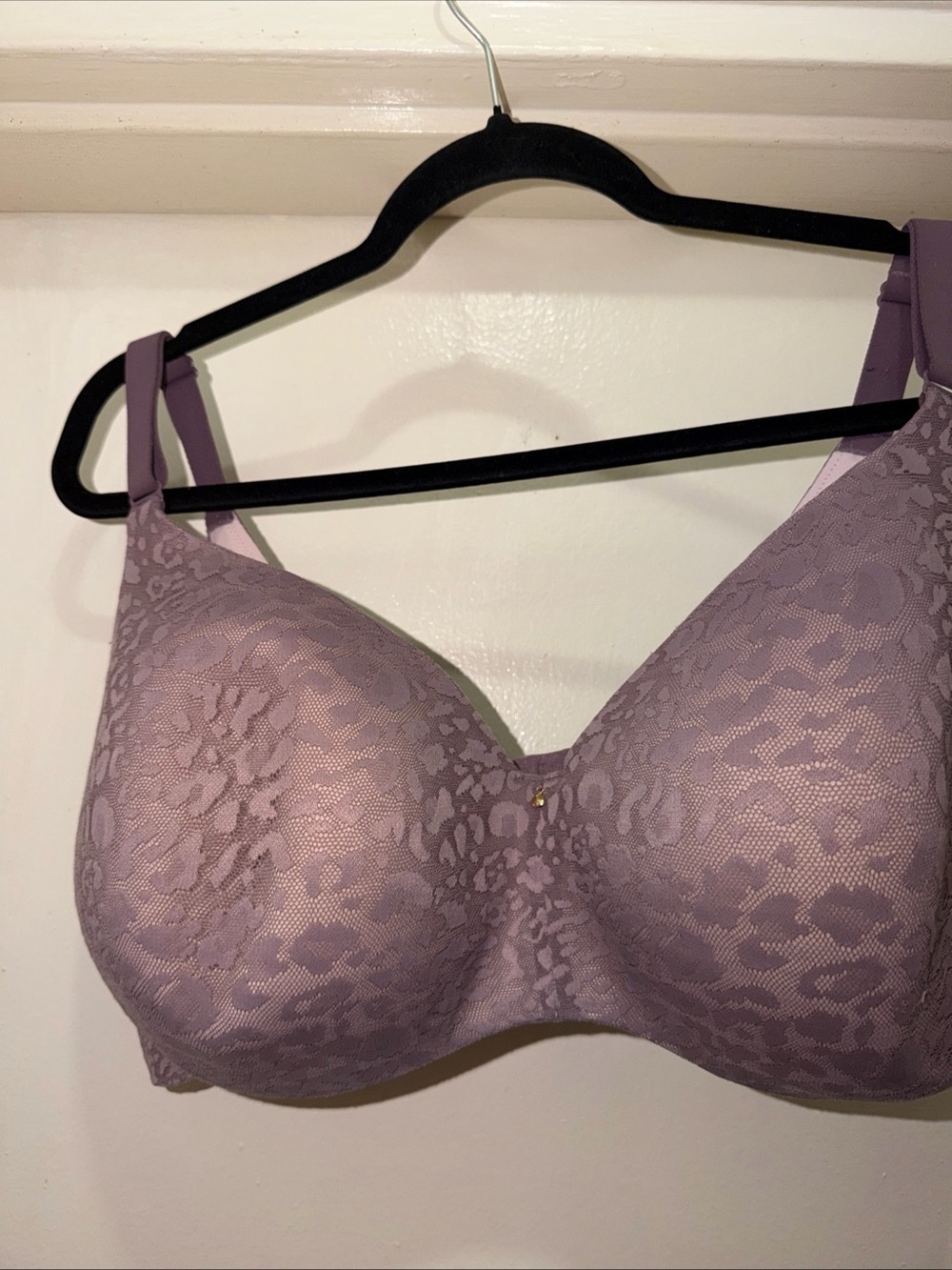 Cacique Lace Full-Coverage Bra in Dusty Lavender